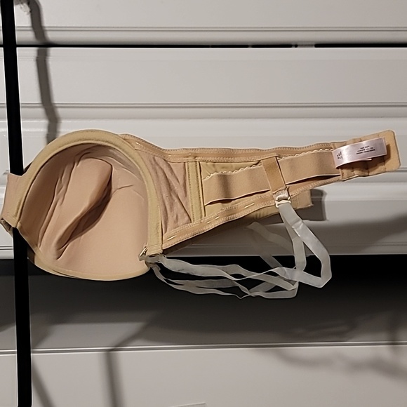 Victoria's Secret Women's Strapless Bra Tan Lightly Lined Removable Straps 36C - Picture 8 of 10